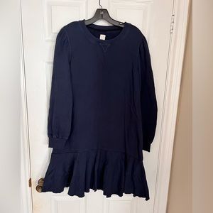 Dress up this winter! La Vie by Rebecca Taylor Navy Blue Sweatshirt Dress Size L